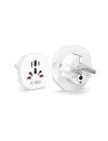 Tech-Protect WL-09 universal travel adaptor EU white