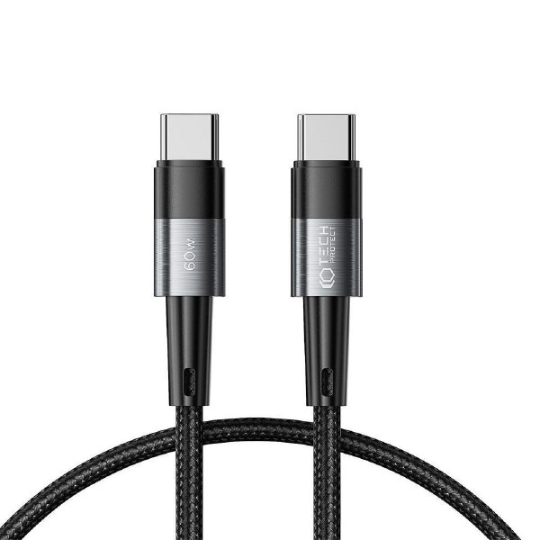 Tech-Protect UltraBoost Type-C PD Cable 60W/3A 25cm Gray