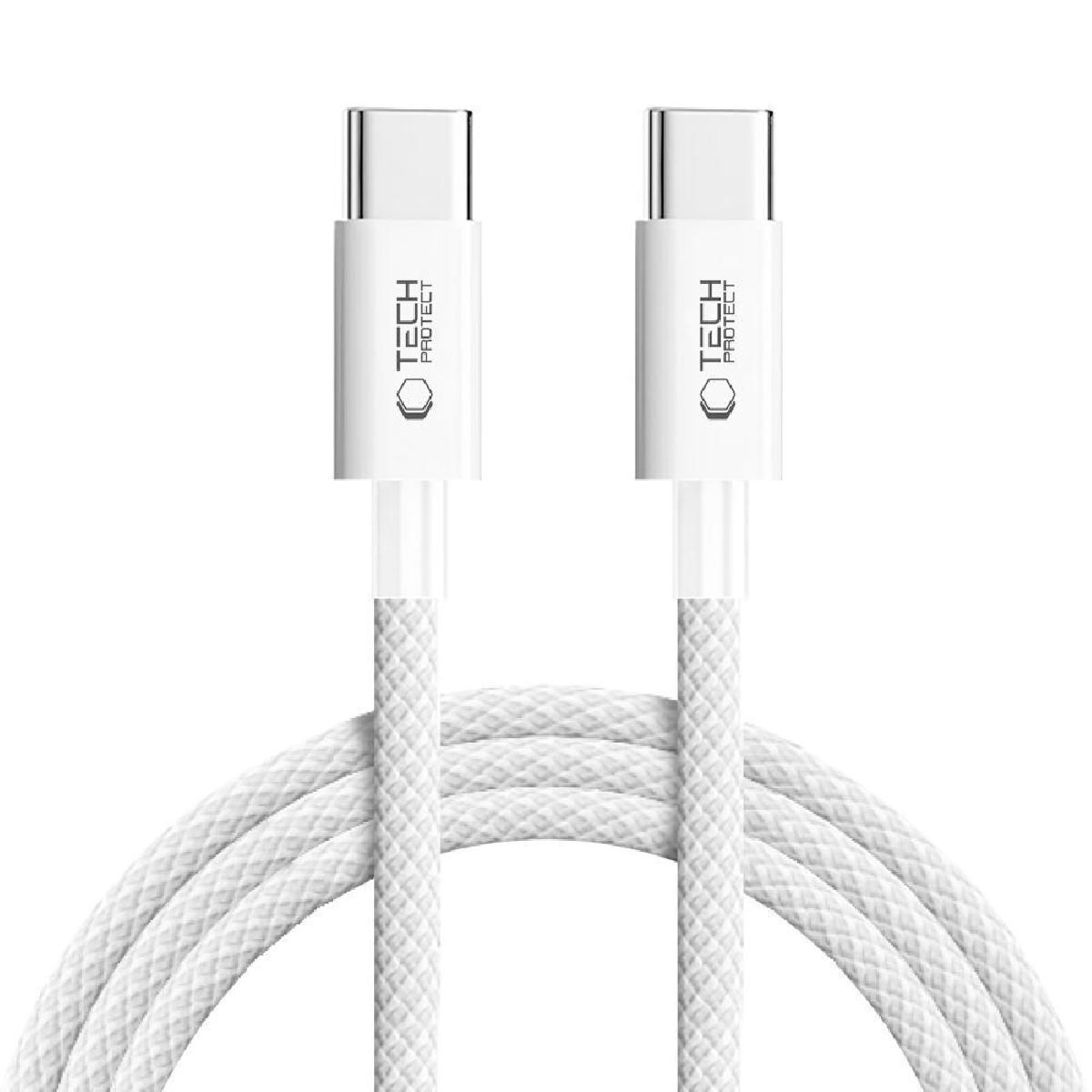 Tech-Protect Ultraboost Lite Καλώδιο USB-C 60 watt 3A 2m Cool Grey
