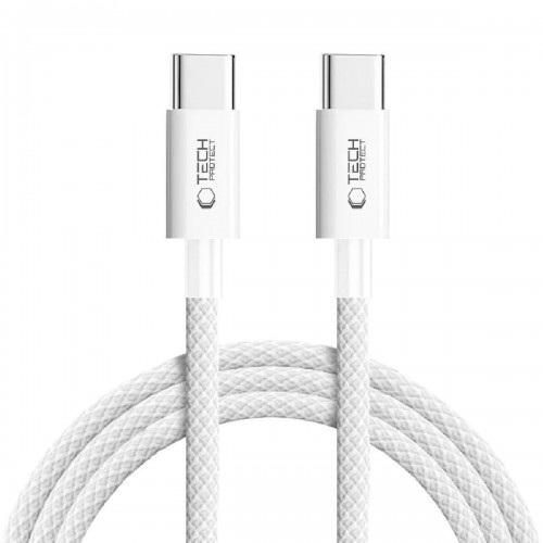 Tech-Protect Ultraboost Lite Καλώδιο USB-C 60 watt 3A 2m Cool Grey