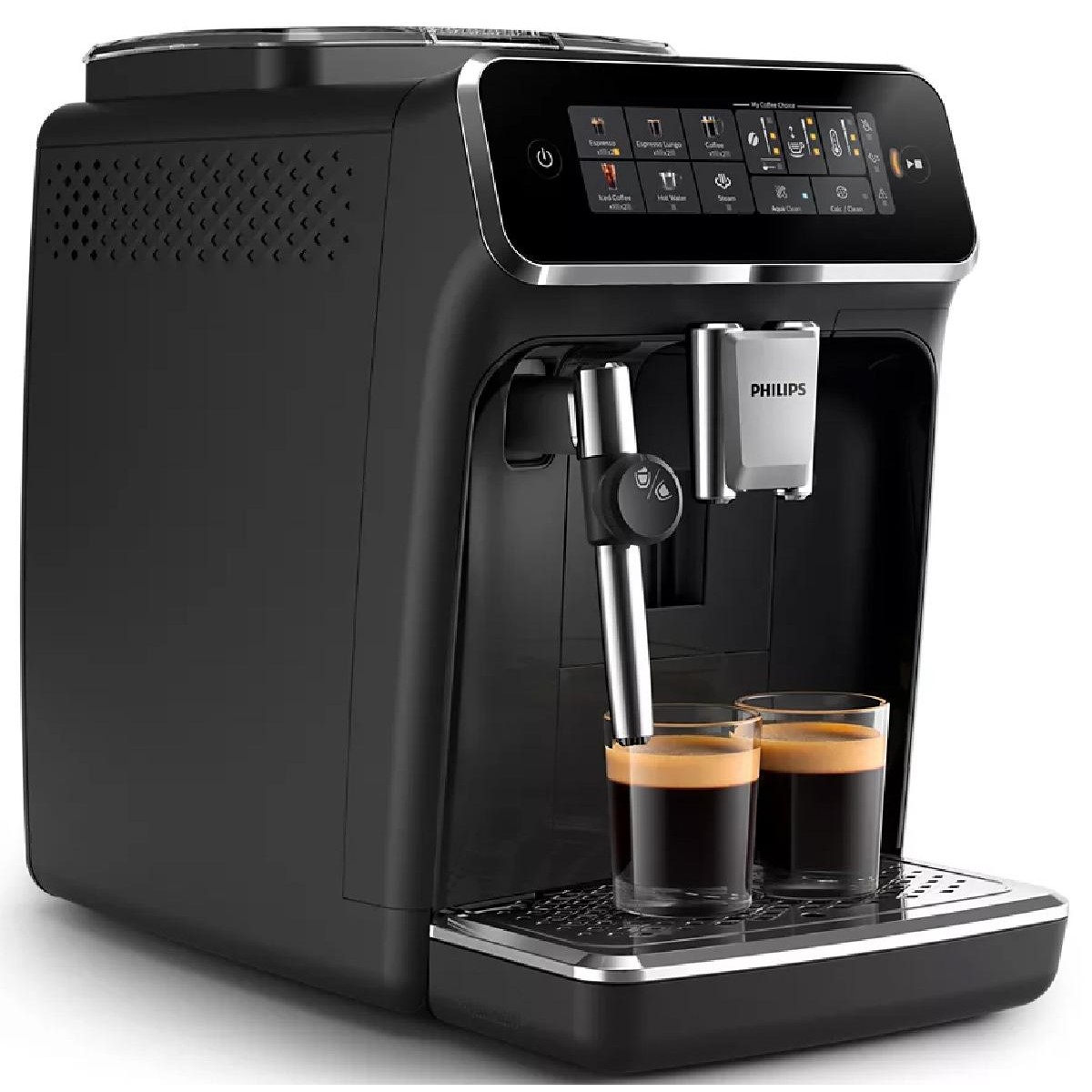Philips 3300 Series EP3321/40 Αυτόματη Μηχανή Espresso 1500 watt Πίεσης 15bar με Μύλο Άλεσης black