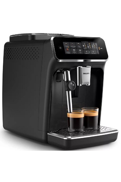 Philips 3300 Series EP3321/40 Αυτόματη Μηχανή Espresso 1500 watt Πίεσης 15bar με Μύλο Άλεσης black