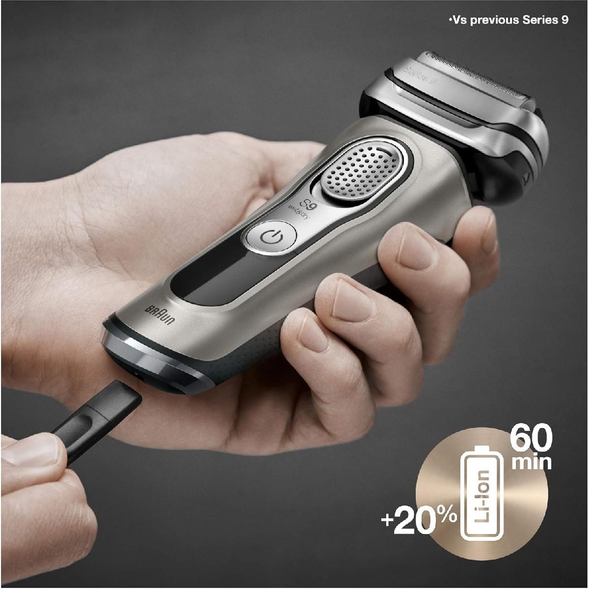 Braun 9325s Series 9 wet&dry Ξυριστική Μηχανή Προσώπου graphite