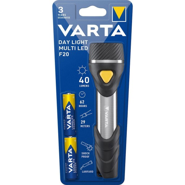 Varta Day Light Multi LED F20 2AA Φακός 40lm (16632101421)