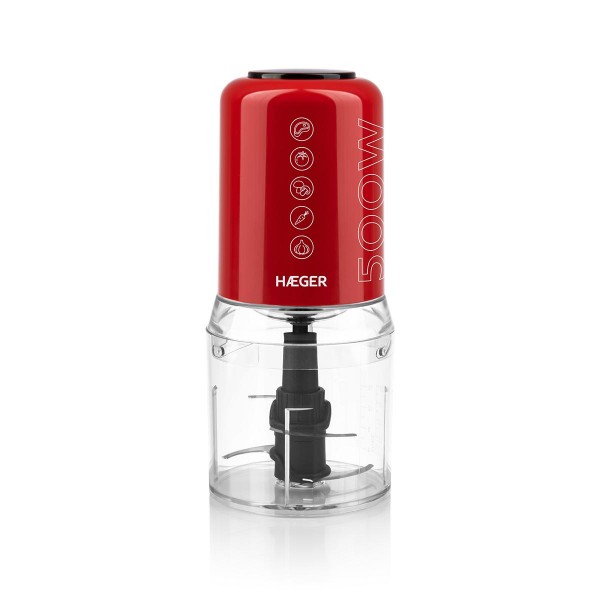 Haeger Chop Master CH-50W.009A πολυκόπτης 500 watt 500ml red Haeger Chop Master CH-50W.009A πολυκόπτης 500 watt 500ml red