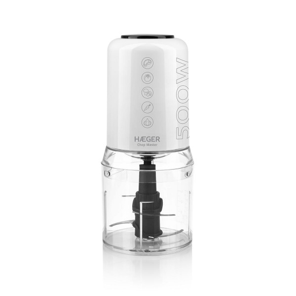 Haeger Chop Master CH-50W.008A πολυκόπτης 500 watt 500ml white Haeger Chop Master CH-50W.008A πολυκόπτης 500 watt 500ml white