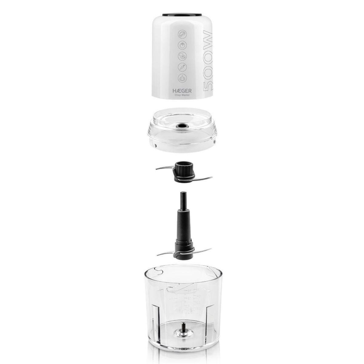 Haeger Chop Master CH-50W.008A πολυκόπτης 500 watt 500ml white