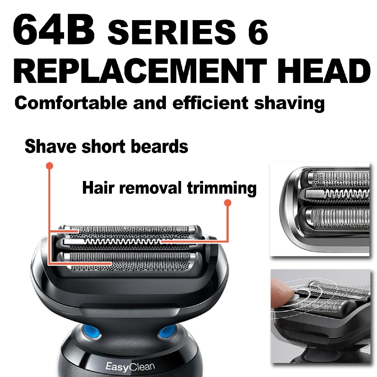 Braun Kombipack 64B  series 6 Ανταλλακτικό για Ξυριστικές Μηχανές series 60, 61, and 62
