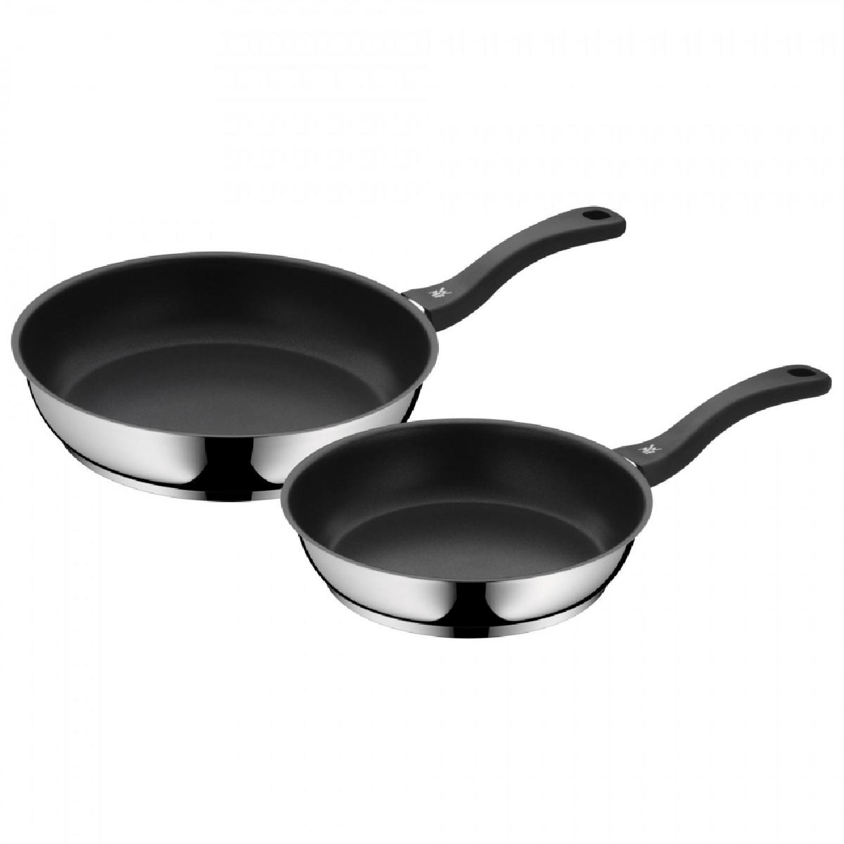 Wmf devil Pfanne set 2 τεμάχια τηγάνια 24/28cm inox (07.3302.6299)