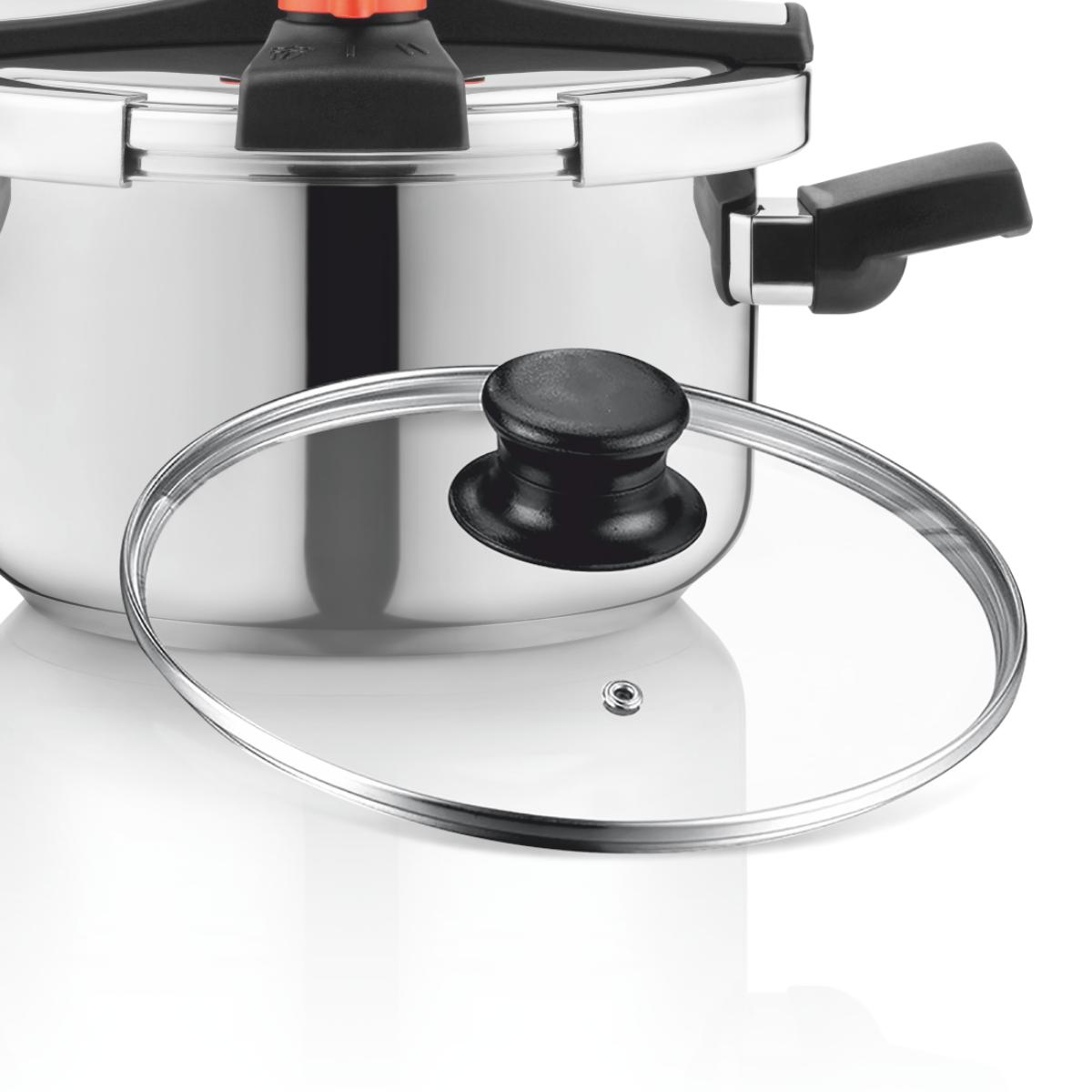 Haeger Easy Cooker 2 in 1 PC-6SS.022A Χύτρα Ταχύτητας 6 lt Stainless Steel
