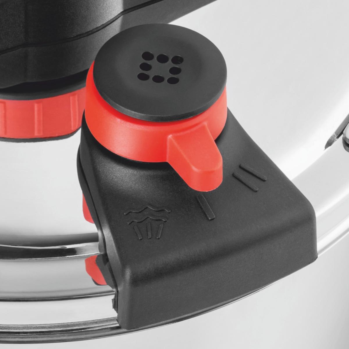 Haeger Easy Cooker 2 in 1 PC-6SS.022A Χύτρα Ταχύτητας 6 lt Stainless Steel