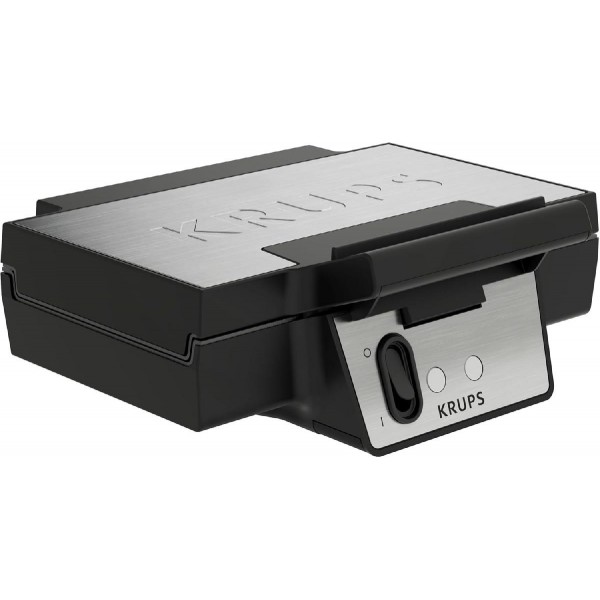 Krups FDK261 Iconic waffle maker 850 watt Black/Stainless Steel Krups FDK261 Iconic waffle maker 850 watt Black/Stainless Steel