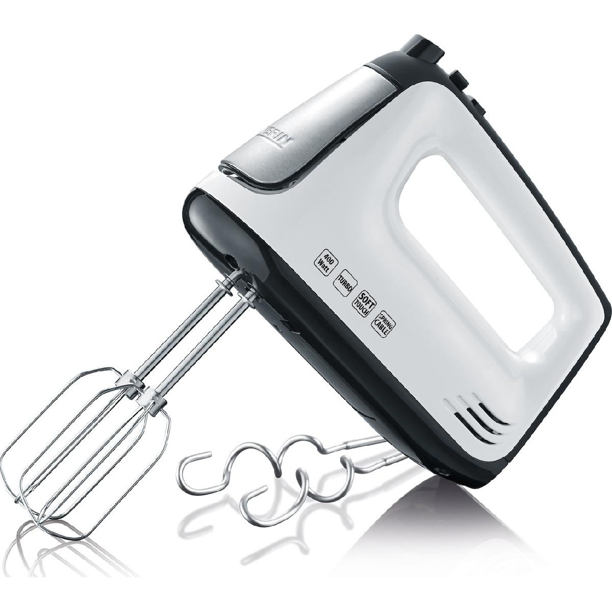 Severin HM 3830 Μίξερ Χειρός 400 watt black white