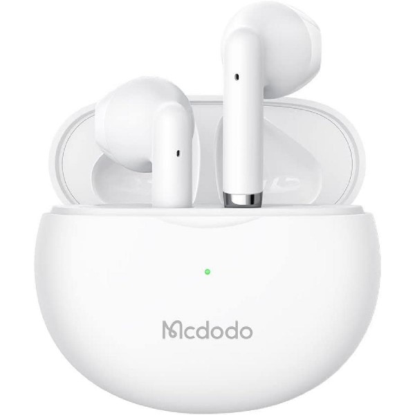 Mcdodo Hp-8030 Tws Bluetooth 5.0 Wireless Ακουστικά White Mcdodo Hp-8030 Tws Bluetooth 5.0 Wireless Ακουστικά White