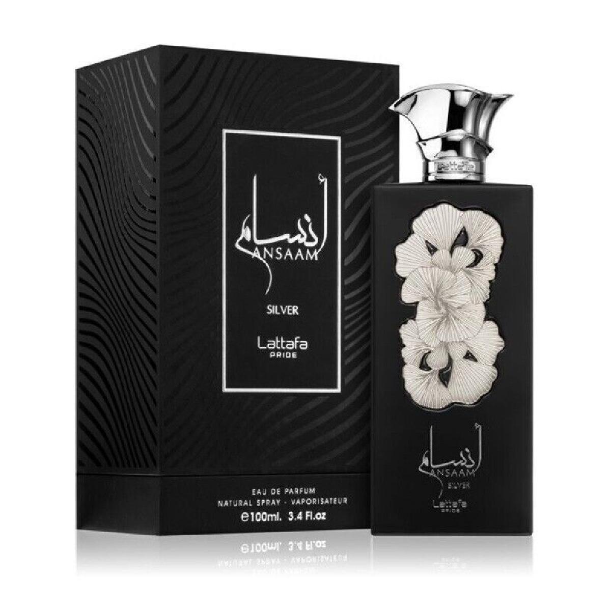 Lattafa Ansaam Silver Unisex Eau de Parfum 100ml