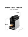 DeLonghi EN127.S Pixie Καφετιέρα για Κάψουλες Nespresso Πίεσης 19bar silver