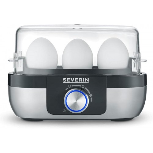 Severin EK 3163 Αυγοβραστήρας stainless steel 3 Eggs black