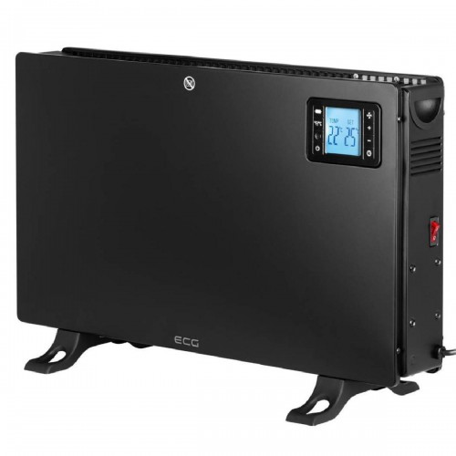 ECG TK2080DR Θερμοπομπός Δαπέδου 2000 watt black