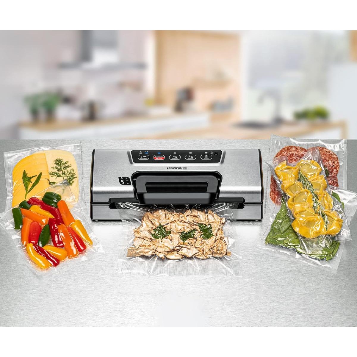 Rommelsbacher VAC 385 Food Vacuum Sealer  silver