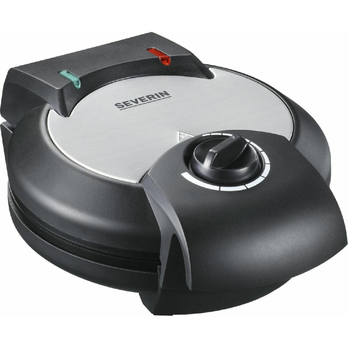 Severin WA 2103 Βαφλιέρα σε Σχήμα Λουλούδι 1300 watt steel black