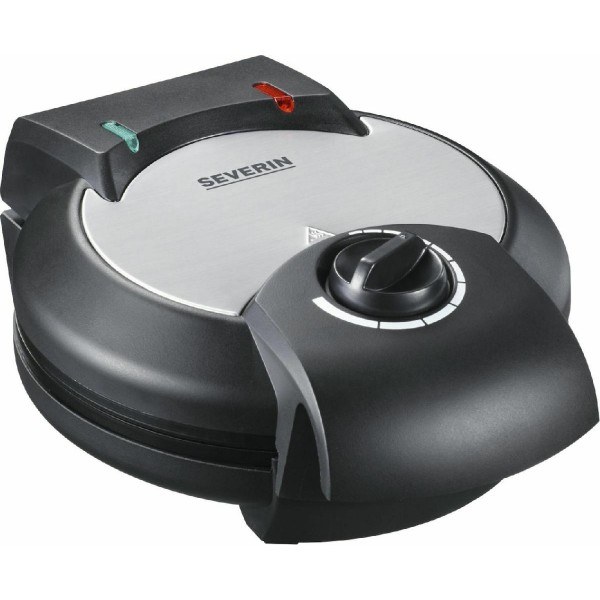 Severin WA 2103 Βαφλιέρα σε Σχήμα Λουλούδι 1300 watt steel black