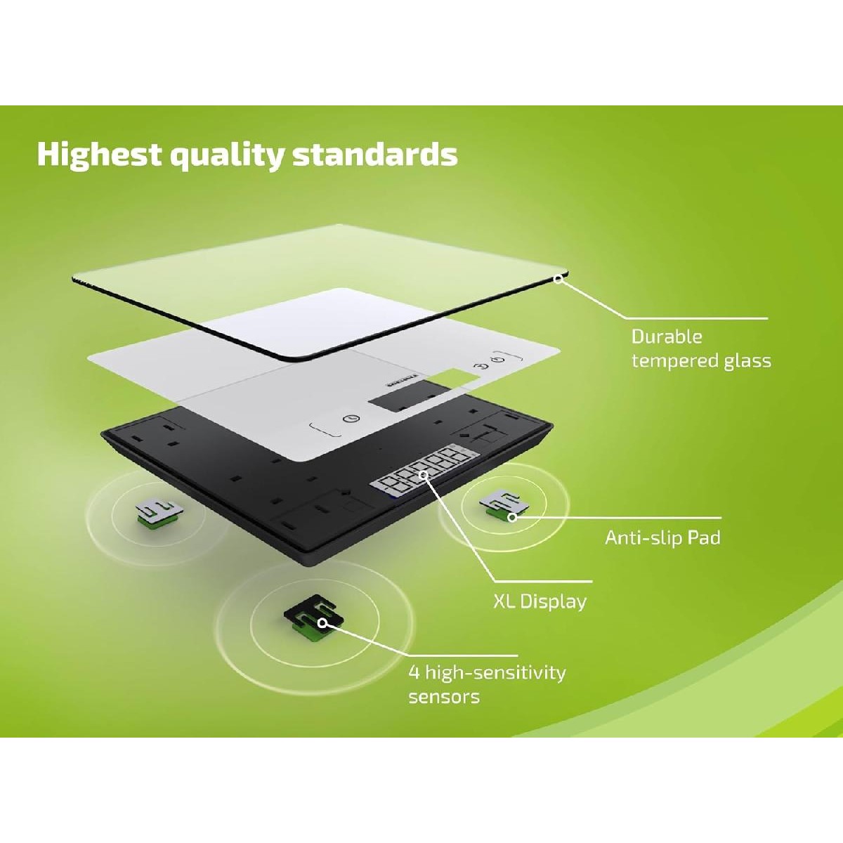 Soehnle Page Comfort 400 Ψηφιακή Ζυγαριά Κουζίνας 10kg white (61505)