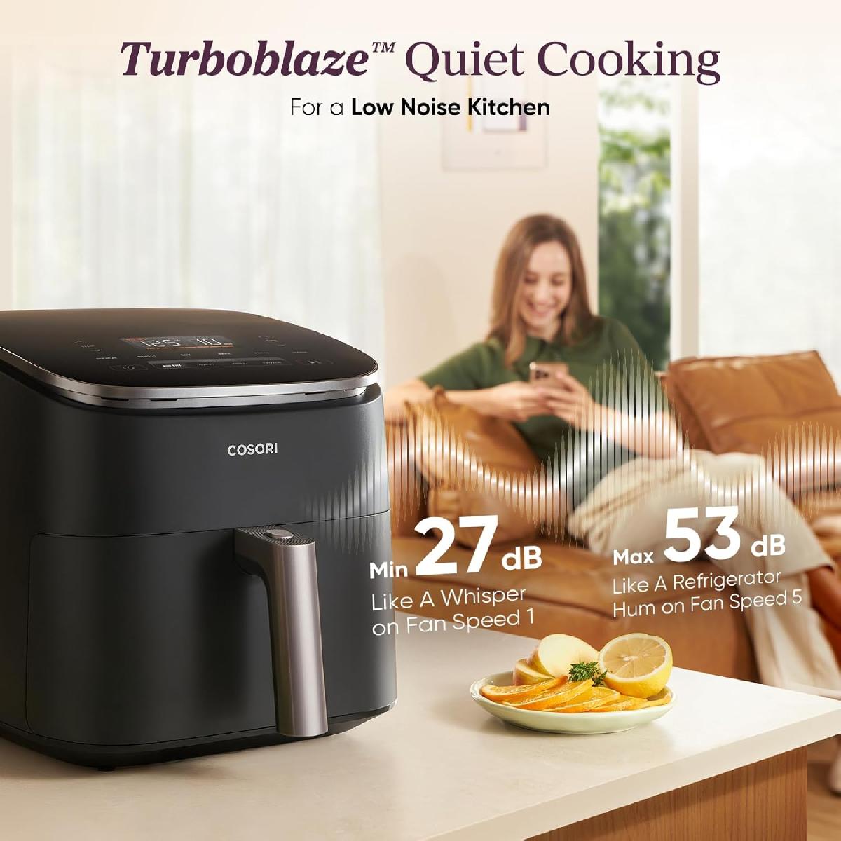 Cosori Turbo Blaze Chef Edition Air Fryer 6lt black (CAF-DC602-KEUR)