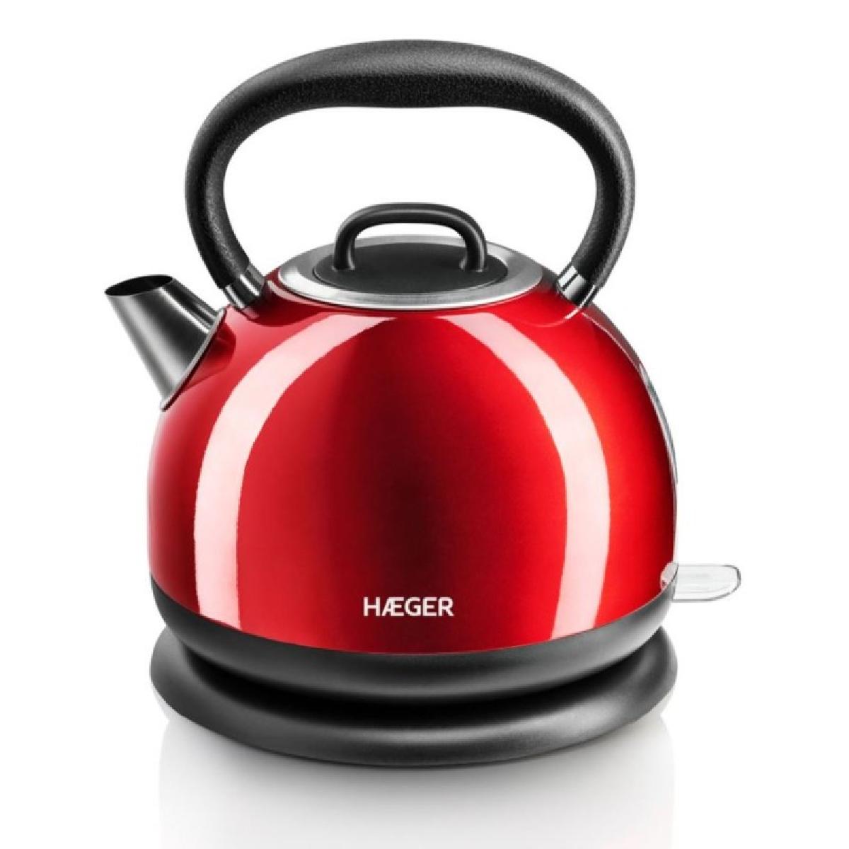 Haeger EK-22R.021A Βραστήρας 1.7lt 2200 watt red cherry