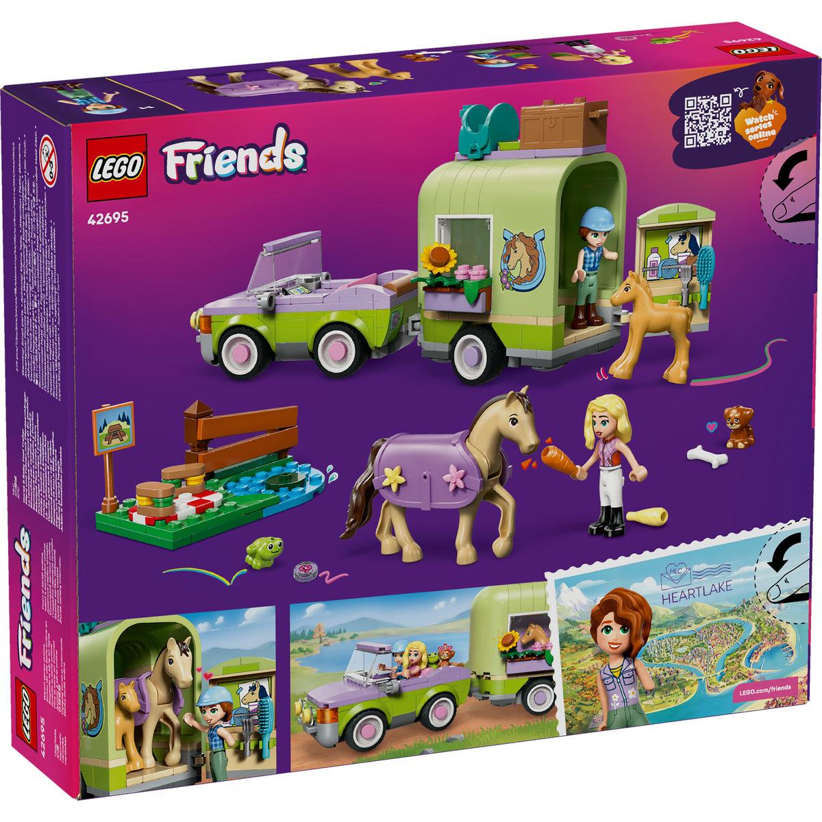 LEGO® Friends Horse & Baby Foal Trailer (42695)