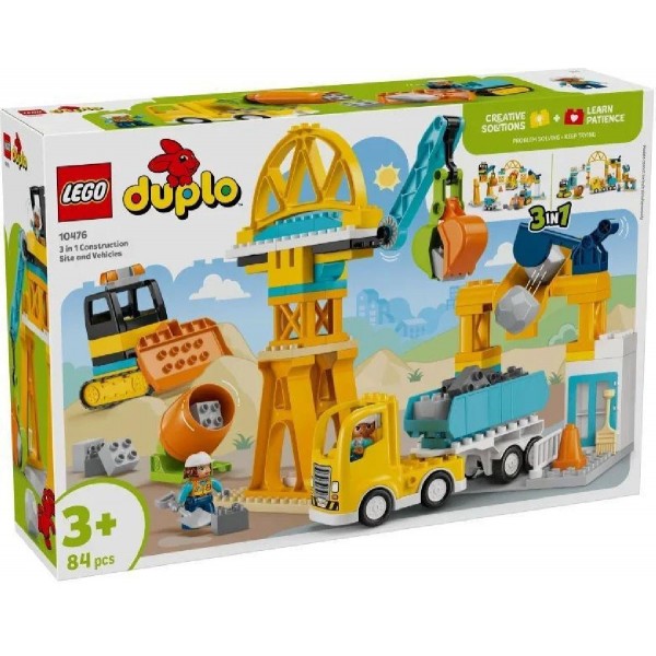 LEGO® Duplo 3in1 Construction Site And Vehicles (10476)