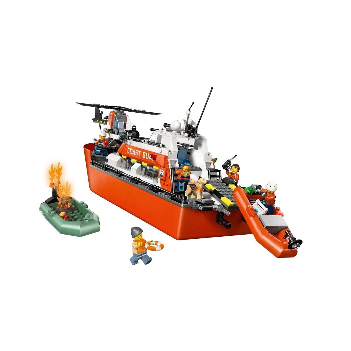 LEGO® City Coast Guard Rescue Boat & Helicopter (60504)