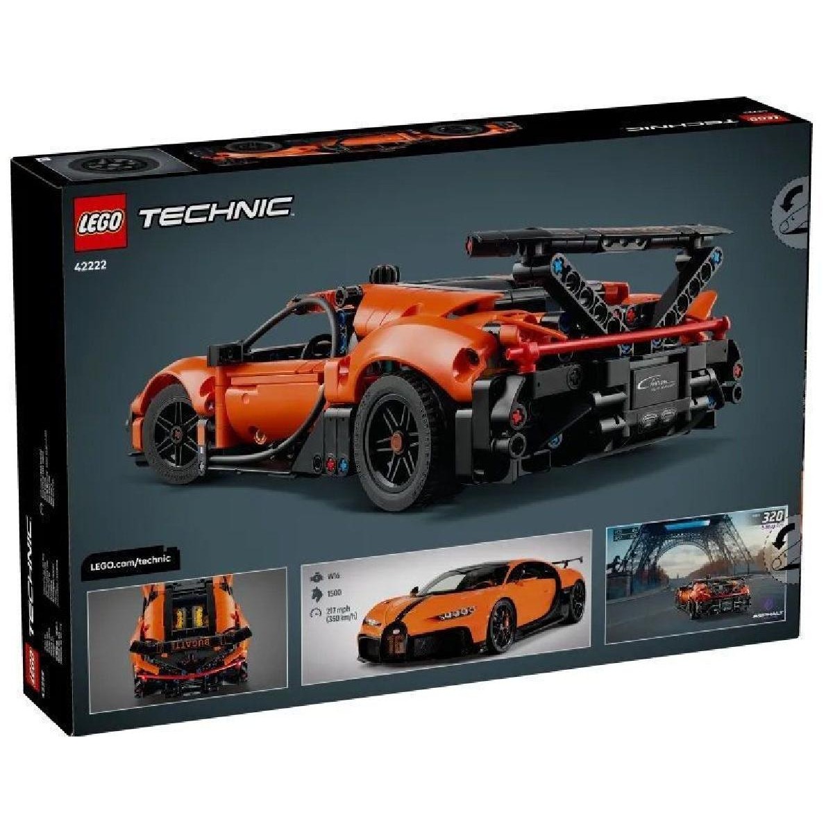 LEGO® Technic Bugatti Chiron Pur Sport Hypercar (42222)
