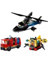 LEGO® City Helicopter, Fire Truck & Submarine Remix (60462)