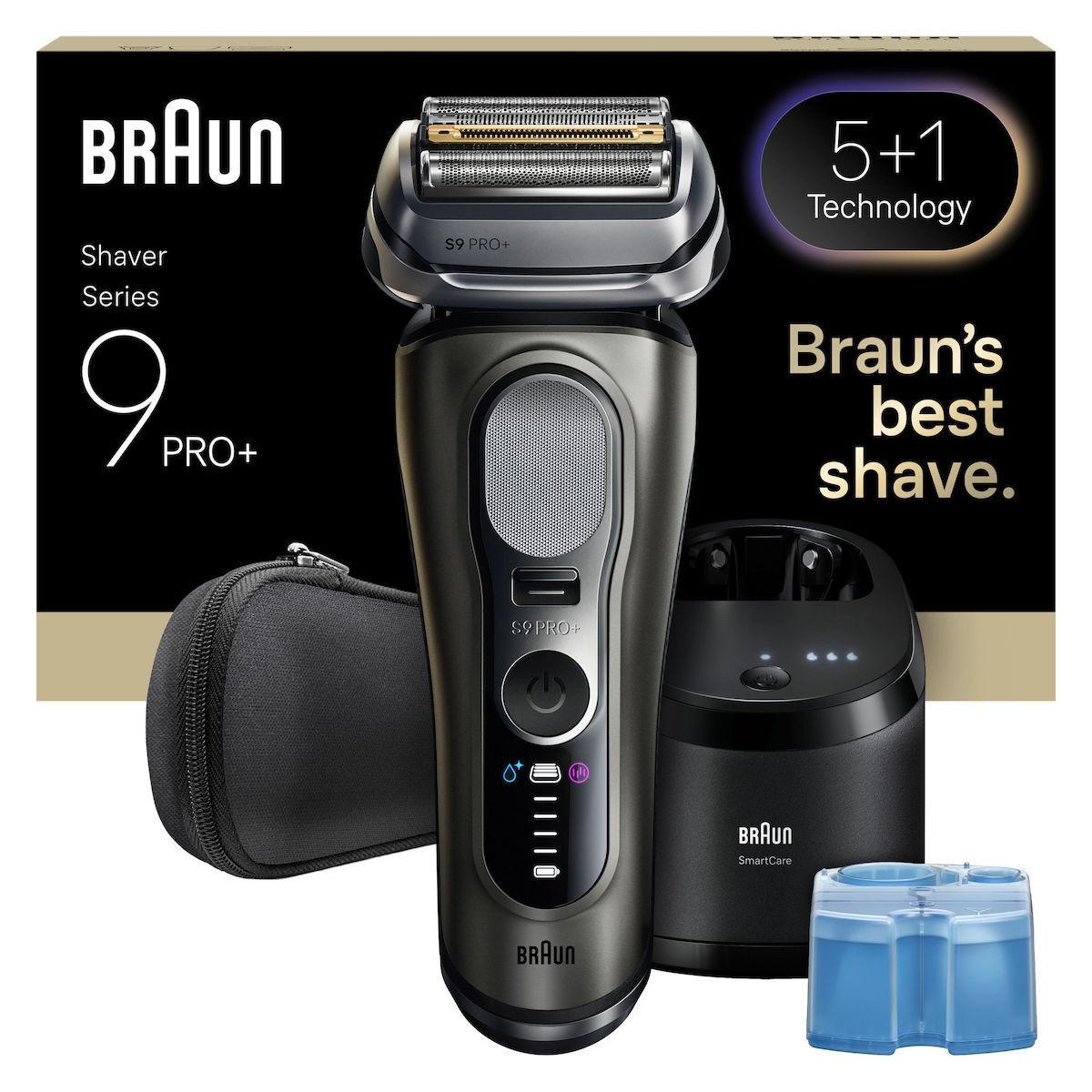 Braun Series 9 Pro+ 9655cc ξυριστική μηχανή System wet&dry Gray (554374)
