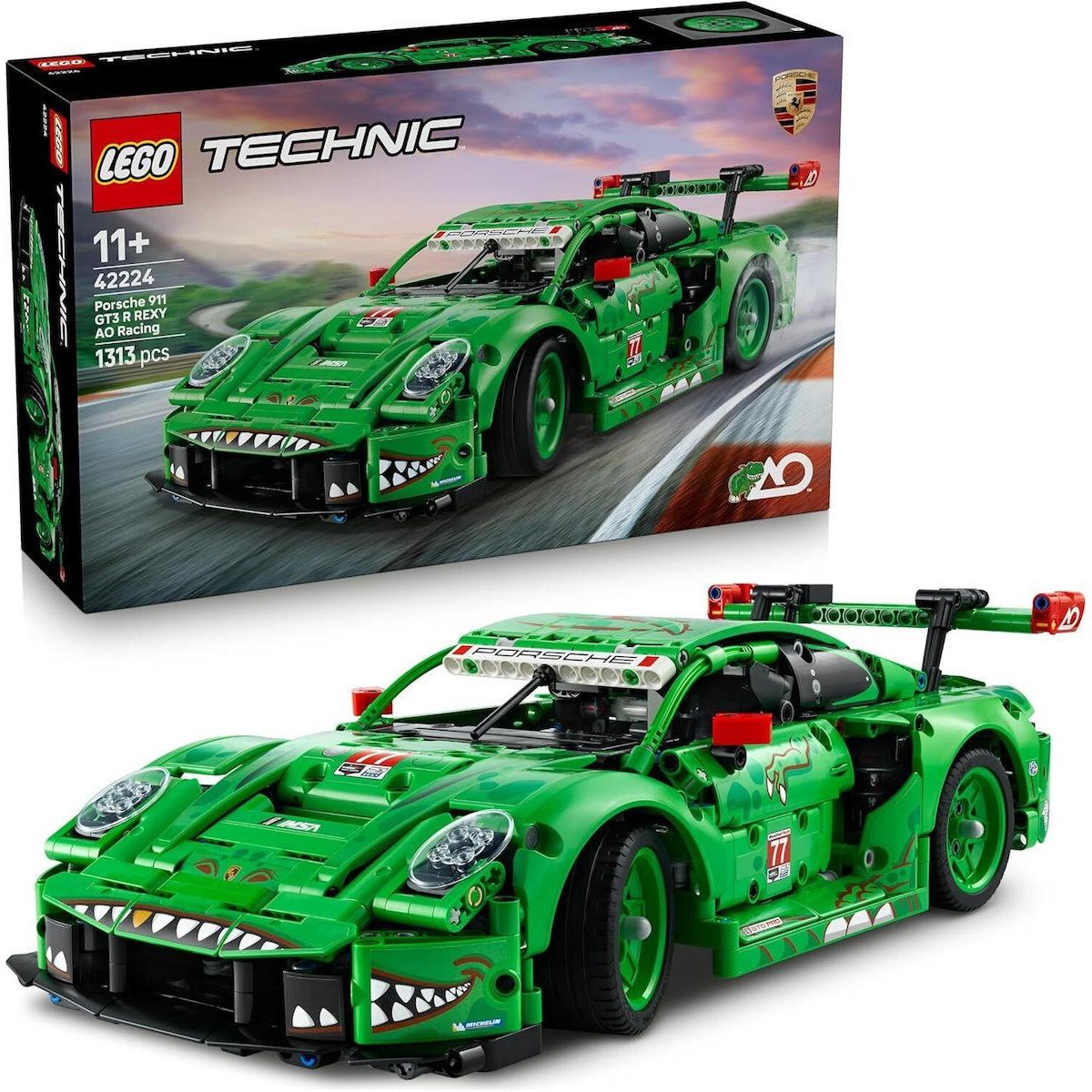 LEGO® Technic Porsche 911 GT3 R Rexy AO Racing Car (42224)