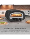 Caso PizzaChef 430° Φούρνος Πίτσας Χωρητικότητας 32cm black silver (2984)