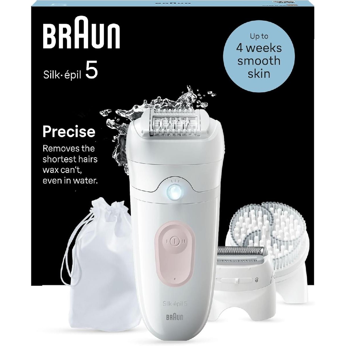 Braun Silk-epil 5 SE5-060 epilator White/Flamingo