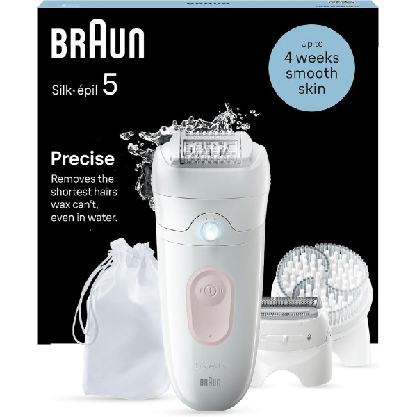 Braun Silk-epil 5 SE5-060 epilator White/Flamingo