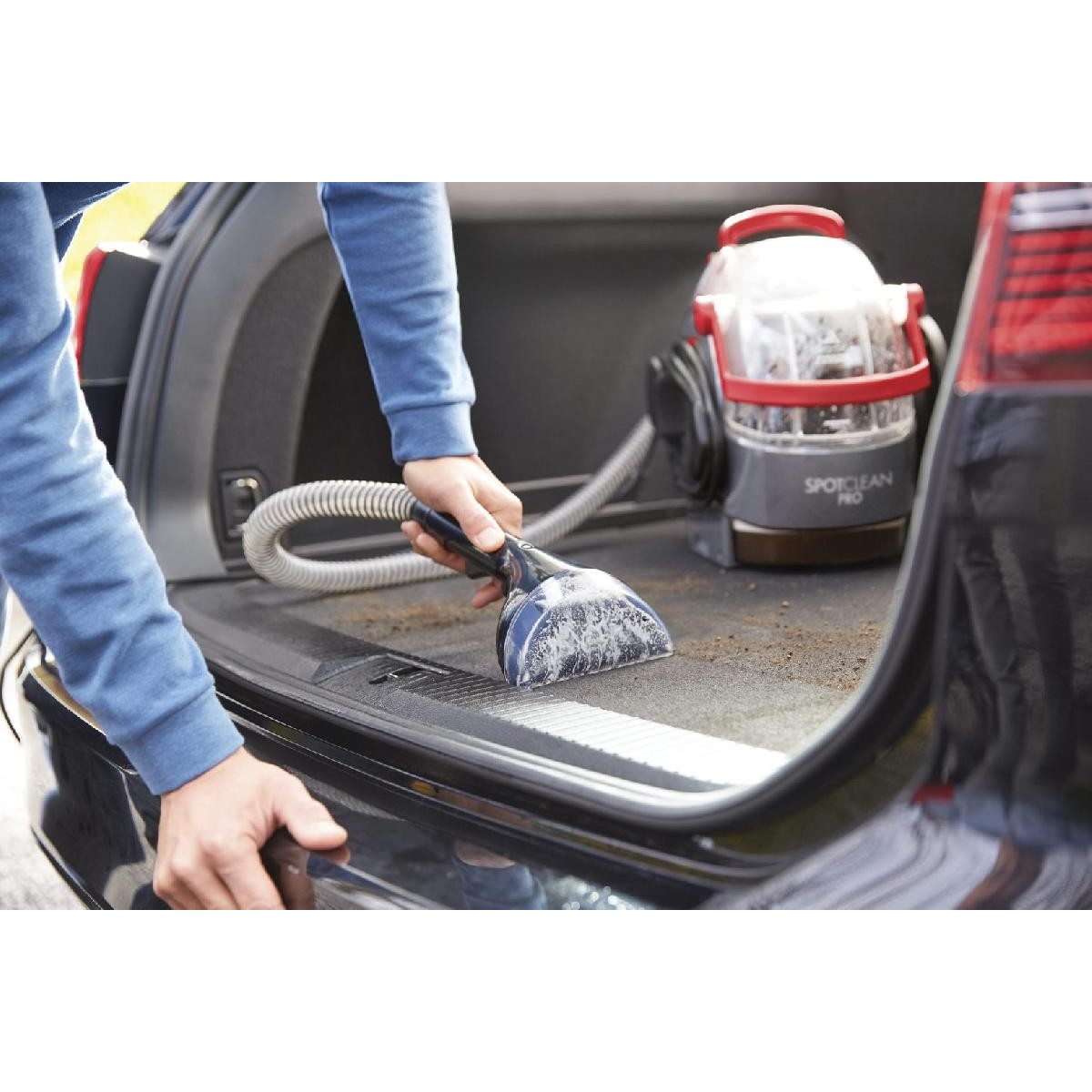 Bissell Vacuum Cleaner Spotclean Pro 1558N φορητή συσκευή πλύσης-απόρροφησης (υγρών/στερεών) 750 watt red black