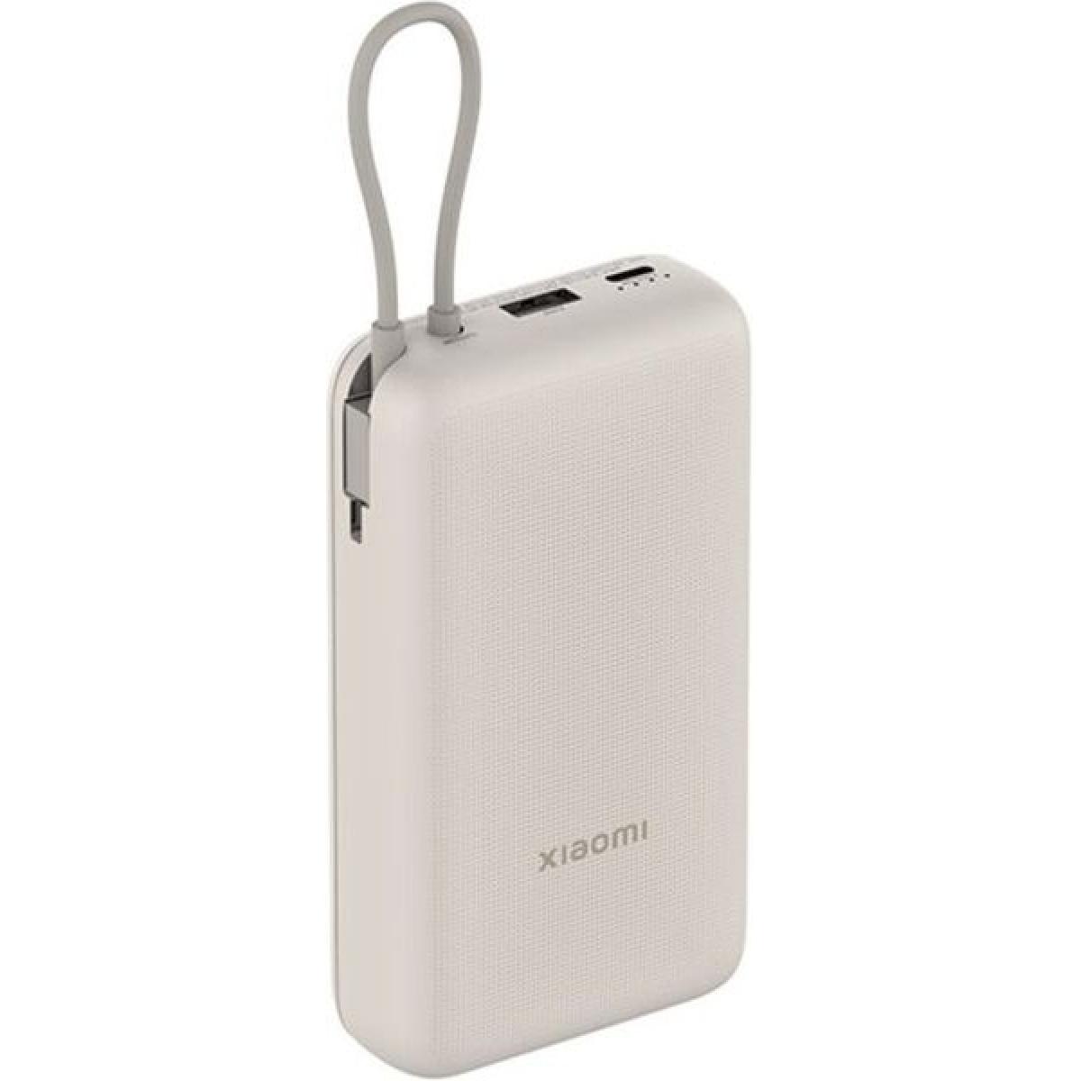 Xiaomi Power Bank 20000mAh 33W με Θύρα USB-A και 2 Θύρες USB-C Μπεζ (BHR8851GL)