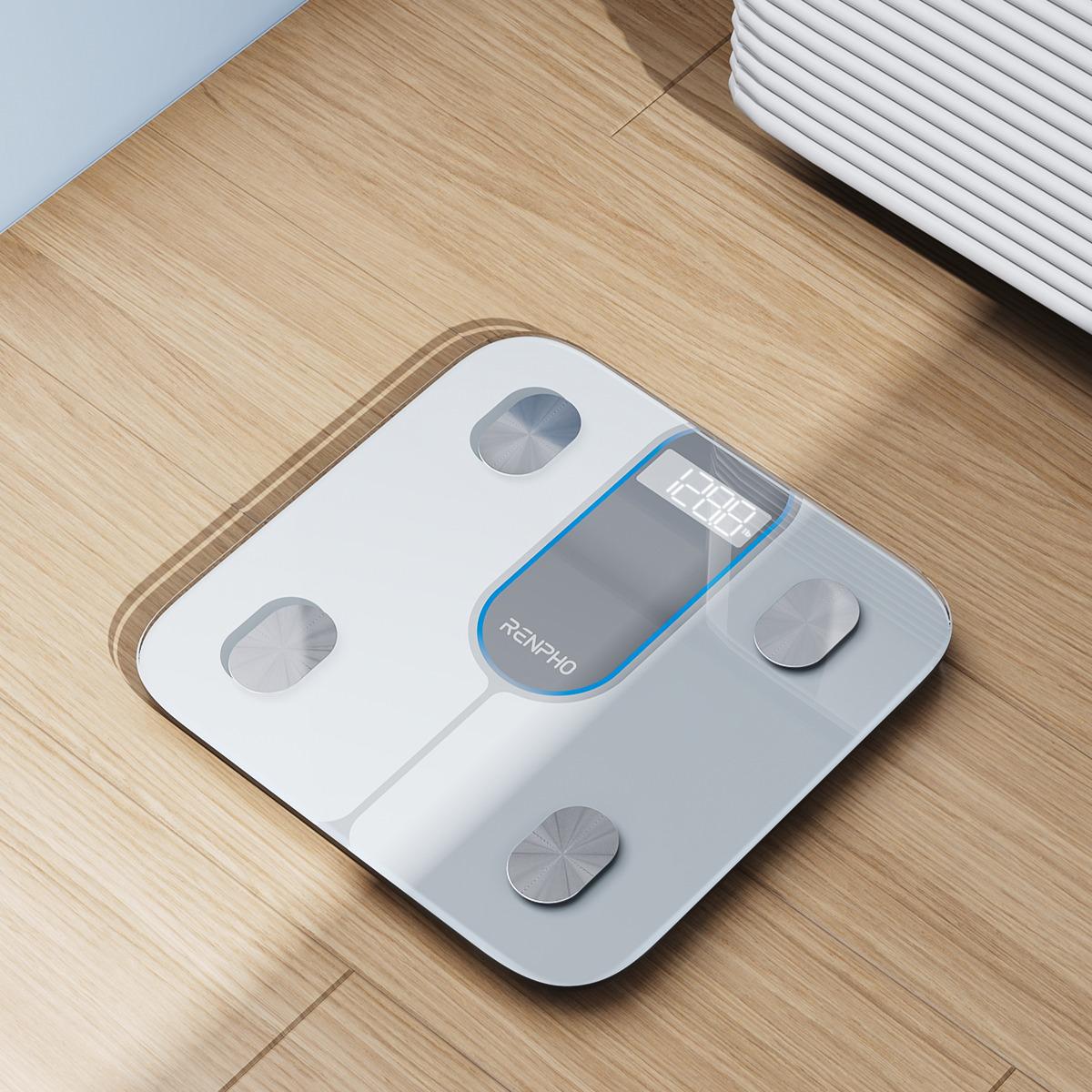 Renpho Elis 1C Smart Scale Body Analysis Ζυγαριά με Λιπομέτρηση & Bluetooth (PEU-R-A033-W)
