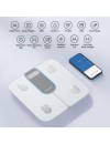 Renpho Elis 1C Smart Scale Body Analysis Ζυγαριά με Λιπομέτρηση & Bluetooth (PEU-R-A033-W)