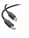 Mcdodo CA-3670 100 watt Type-C to Type-C Transparent Data Cable 1.2m black