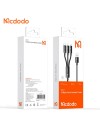 Mcdodo CA-5790 3-in-1 USB-A to USB-C, Lightning, Micro USB  Data Cable 1.2m
