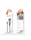Mcdodo CA-6960 3-in-1 USB-A to Lightning, Micro, Type-C Data Cable  1.2m