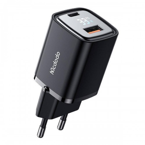 Mcdodo CH-1701 GaN Technology  USB-A & USB-C 33W Quick Charge 3.0 digital display black