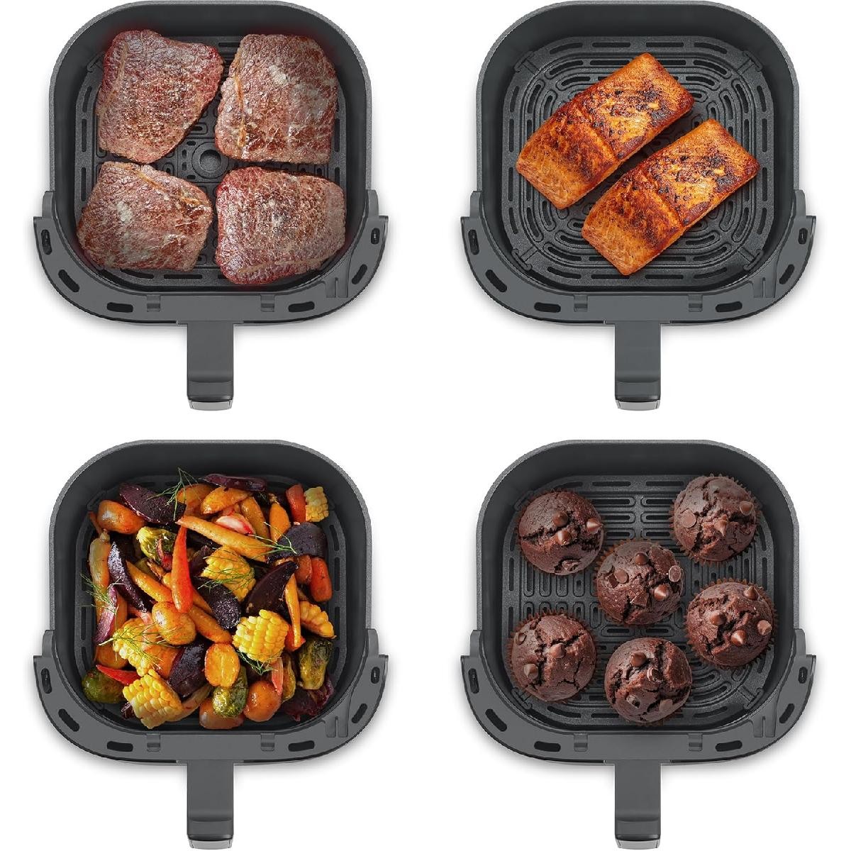 CASO Design AirFry 6.0 air fryer 6 lt  1700 watt black (3185)