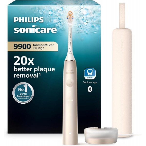 Philips HX9992/11 Sonicare DiamoncClean Prestige 9900 Ηλεκτρική Οδοντόβουρτσα Champagne