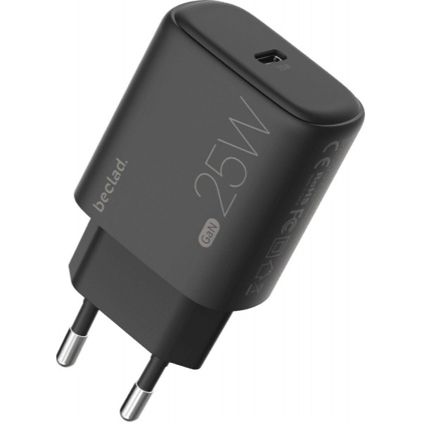 Beclad BE-PT625BG Travel Adapter USB-C 25 watt black