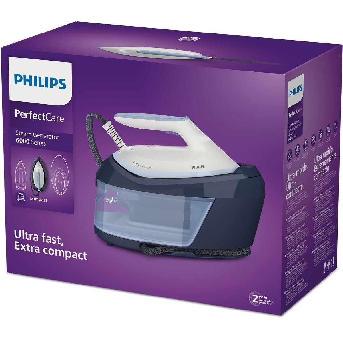 Philips PSG6026/20 PerfectCare 6000 Σύστημα Σιδερώματος 6.5bar